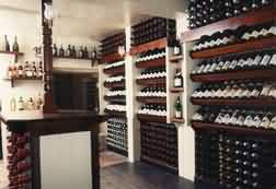An interior view of the T&W Wines shop.